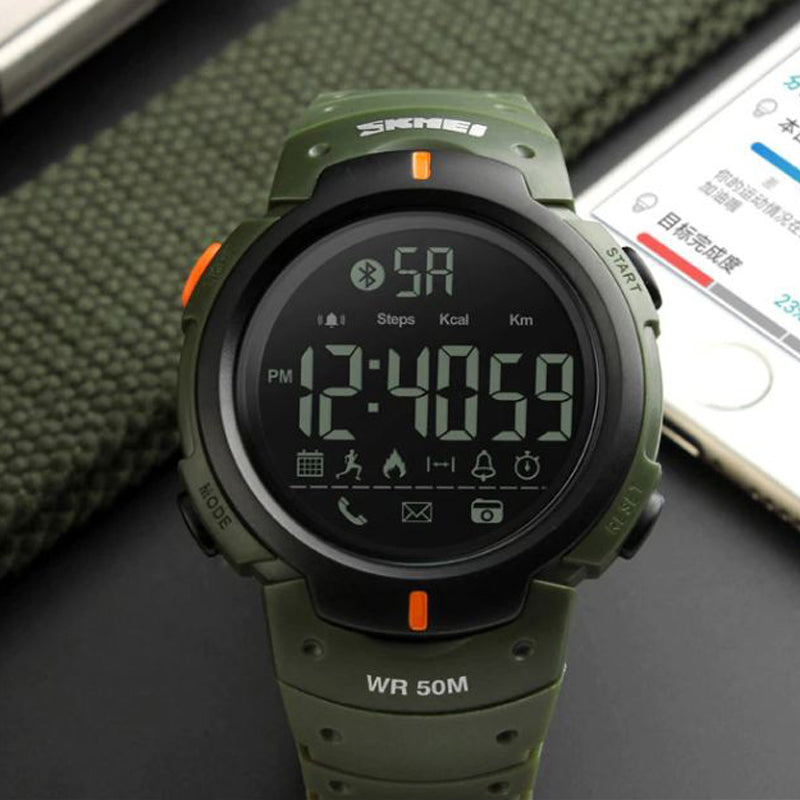 SmartWatch SKMEI 1301 Acu tico Antigolpes Pod metro Contometro de